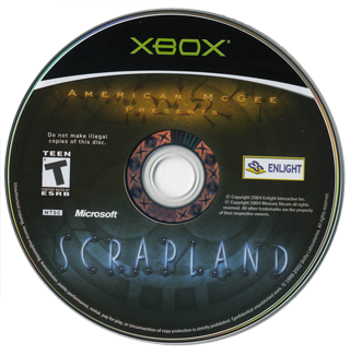 Scrapland (USA) Game Disc